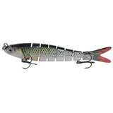 Maxbell 1pcJointed Fishing Lures Wobblers Hard Bait Realistic Crankbait 10cm 01 - Aladdin Shoppers