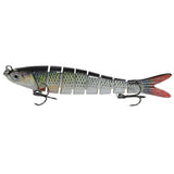 Maxbell 1pcJointed Fishing Lures Wobblers Hard Bait Realistic Crankbait 10cm 01 - Aladdin Shoppers