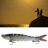 Maxbell 1pcJointed Fishing Lures Wobblers Hard Bait Realistic Crankbait 10cm 01 - Aladdin Shoppers