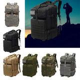 Maxbell 45L Tactical Waterproof Hunting Camping Travel Hiking Backpack Black - Aladdin Shoppers