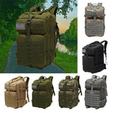 Maxbell 45L Tactical Waterproof Hunting Camping Travel Hiking Backpack Black - Aladdin Shoppers