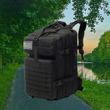 Maxbell 45L Tactical Waterproof Hunting Camping Travel Hiking Backpack Black - Aladdin Shoppers