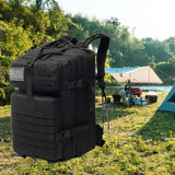 Maxbell 45L Tactical Waterproof Hunting Camping Travel Hiking Backpack Black - Aladdin Shoppers