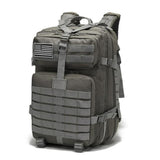 Maxbell 45L Tactical Waterproof Hunting Camping Travel Hiking Backpack Gray - Aladdin Shoppers