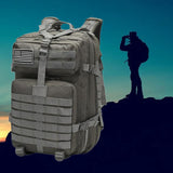 Maxbell 45L Tactical Waterproof Hunting Camping Travel Hiking Backpack Gray - Aladdin Shoppers