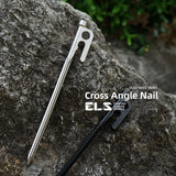 Maxbell 4x 20/30cm stainless steel Tent Nail Spike Canopy Tent Peg Stake 20cm silver - Aladdin Shoppers