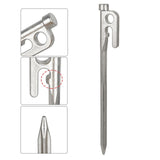 Maxbell 4x 20/30cm stainless steel Tent Nail Spike Canopy Tent Peg Stake 20cm silver - Aladdin Shoppers