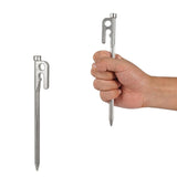 Maxbell 4x 20/30cm stainless steel Tent Nail Spike Canopy Tent Peg Stake 30cm silver - Aladdin Shoppers