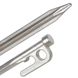 Maxbell 4x 20/30cm stainless steel Tent Nail Spike Canopy Tent Peg Stake 30cm silver - Aladdin Shoppers