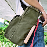 Maxbell Portable Tent Pegs Storage Bag Organizer Wind Rope Holder Camping Army green - Aladdin Shoppers