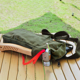 Maxbell Portable Tent Pegs Storage Bag Organizer Wind Rope Holder Camping Army green - Aladdin Shoppers