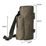 Maxbell Portable Tent Pegs Storage Bag Organizer Wind Rope Holder Camping Army green - Aladdin Shoppers