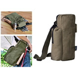 Maxbell Portable Tent Pegs Storage Bag Organizer Wind Rope Holder Camping Army green - Aladdin Shoppers