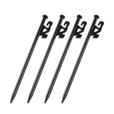 Maxbell 4pcs Steel Tent Nails Canopy Tent Peg Stake Outdoor Camping Ground Nails 25cm - Aladdin Shoppers