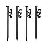 Maxbell 4pcs Steel Tent Nails Canopy Tent Peg Stake Outdoor Camping Ground Nails 25cm - Aladdin Shoppers