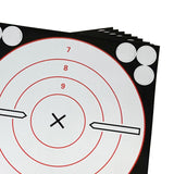 Maxbell 10Splatter 8in Reactive Self Adhesive Shooting Targets Hunting Gun Rifle Bow - Aladdin Shoppers