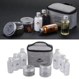Maxbell Camping Condiment Jar Pepper Seasoning Cans Storage Spice Cruets 8 Pieces - Aladdin Shoppers