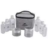 Maxbell Camping Condiment Jar Pepper Seasoning Cans Storage Spice Cruets 8 Pieces - Aladdin Shoppers