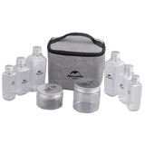 Maxbell Camping Condiment Jar Pepper Seasoning Cans Storage Spice Cruets 8 Pieces - Aladdin Shoppers