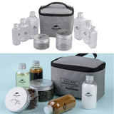 Maxbell Camping Condiment Jar Pepper Seasoning Cans Storage Spice Cruets 8 Pieces - Aladdin Shoppers