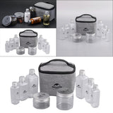 Maxbell Camping Condiment Jar Pepper Seasoning Cans Storage Spice Cruets 8 Pieces - Aladdin Shoppers