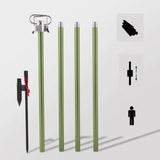 Maxbell Camping Lantern Stand Telescopic Lamp Rack for Backpacking Picnic Green - Aladdin Shoppers