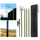 Maxbell Camping Lantern Stand Telescopic Lamp Rack for Backpacking Picnic Green - Aladdin Shoppers