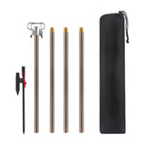 Maxbell Camping Lantern Stand Telescopic Lamp Rack for Backpacking Picnic Brown - Aladdin Shoppers
