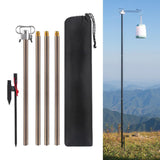 Maxbell Camping Lantern Stand Telescopic Lamp Rack for Backpacking Picnic Brown - Aladdin Shoppers