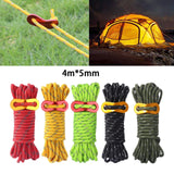 Maxbell Guy Lines Tent Cord with Adjuster 5mm 13ft for Camping Tent Tarp Black - Aladdin Shoppers
