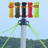 Maxbell Guy Lines Tent Cord with Adjuster 5mm 13ft for Camping Tent Tarp Green - Aladdin Shoppers