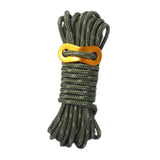 Maxbell Guy Lines Tent Cord with Adjuster 5mm 13ft for Camping Tent Tarp Green - Aladdin Shoppers