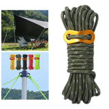 Maxbell Guy Lines Tent Cord with Adjuster 5mm 13ft for Camping Tent Tarp Green - Aladdin Shoppers