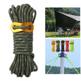 Maxbell Guy Lines Tent Cord with Adjuster 5mm 13ft for Camping Tent Tarp Green - Aladdin Shoppers