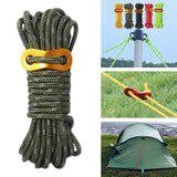 Maxbell Guy Lines Tent Cord with Adjuster 5mm 13ft for Camping Tent Tarp Green - Aladdin Shoppers