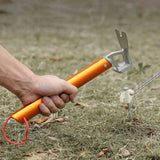 Maxbell Portable Tent Mallet Peg Puller Driver Hammer Aluminum Alloy Climbing Silver - Aladdin Shoppers
