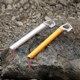 Maxbell Portable Tent Mallet Peg Puller Driver Hammer Aluminum Alloy Climbing Silver - Aladdin Shoppers