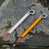 Maxbell Portable Tent Mallet Peg Puller Driver Hammer Aluminum Alloy Climbing Silver - Aladdin Shoppers