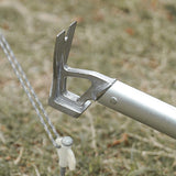 Maxbell Portable Tent Mallet Peg Puller Driver Hammer Aluminum Alloy Climbing Silver - Aladdin Shoppers