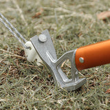 Maxbell Portable Tent Mallet Peg Puller Driver Hammer Aluminum Alloy Climbing Silver - Aladdin Shoppers