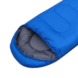 Maxbell Single Envelope Sleeping Bag Warm Polyester for Travel Men 0.95kg Blue - Aladdin Shoppers