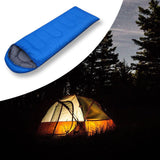 Maxbell Single Envelope Sleeping Bag Warm Polyester for Travel Men 1.3kg Blue - Aladdin Shoppers