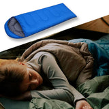 Maxbell Single Envelope Sleeping Bag Warm Polyester for Travel Men 1.3kg Blue - Aladdin Shoppers