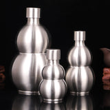 Maxbell Stainless Steel Hip Flask Gourd Bottle Wine Pot Liquor Outdoor Gift 250ml - Aladdin Shoppers