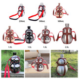 Maxbell Stainless Steel Hip Flask Gourd Bottle Wine Pot Liquor Outdoor Gift 250ml - Aladdin Shoppers