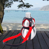 Maxbell Stainless Steel Hip Flask Gourd Bottle Wine Pot Liquor Outdoor Gift 250ml - Aladdin Shoppers