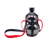 Maxbell Hip Flask Wine Pot Gourd Bottle Large Capacity for Outdoor Gift 1.5L Black - Aladdin Shoppers