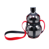 Maxbell Hip Flask Wine Pot Gourd Bottle Large Capacity for Outdoor Gift 1.5L Black - Aladdin Shoppers