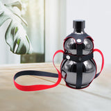 Maxbell Hip Flask Wine Pot Gourd Bottle Large Capacity for Outdoor Gift 1.5L Black - Aladdin Shoppers