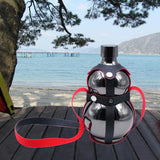 Maxbell Hip Flask Wine Pot Gourd Bottle Large Capacity for Outdoor Gift 1.5L Black - Aladdin Shoppers